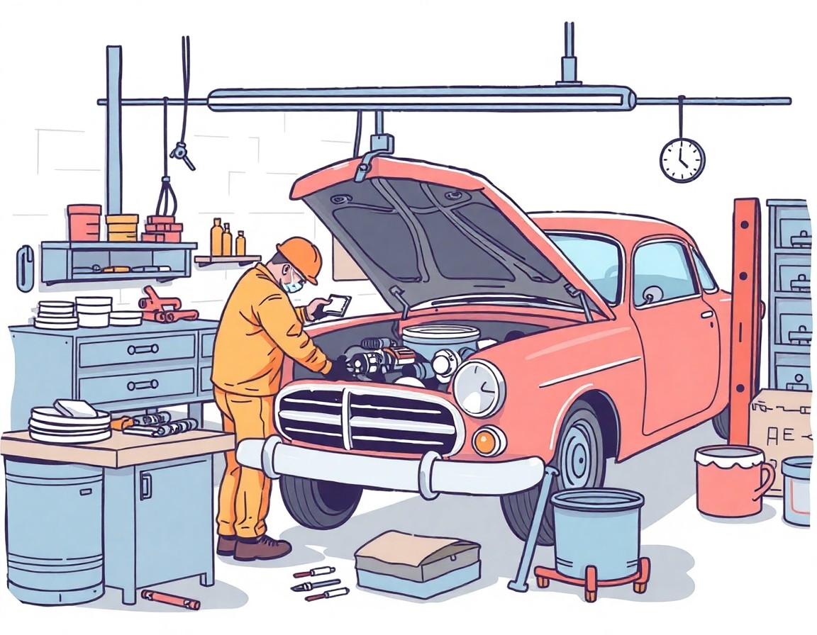bengkel kereta di perai