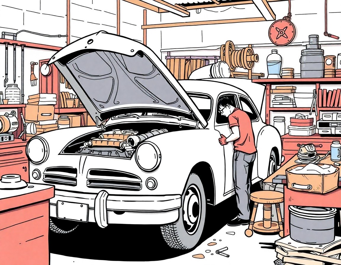 bengkel kereta di ranau